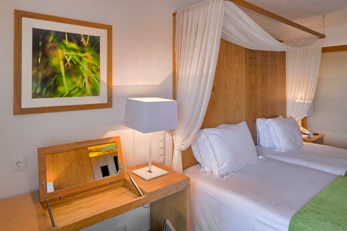 Deluxe Zimmer - Blick auf das Resort