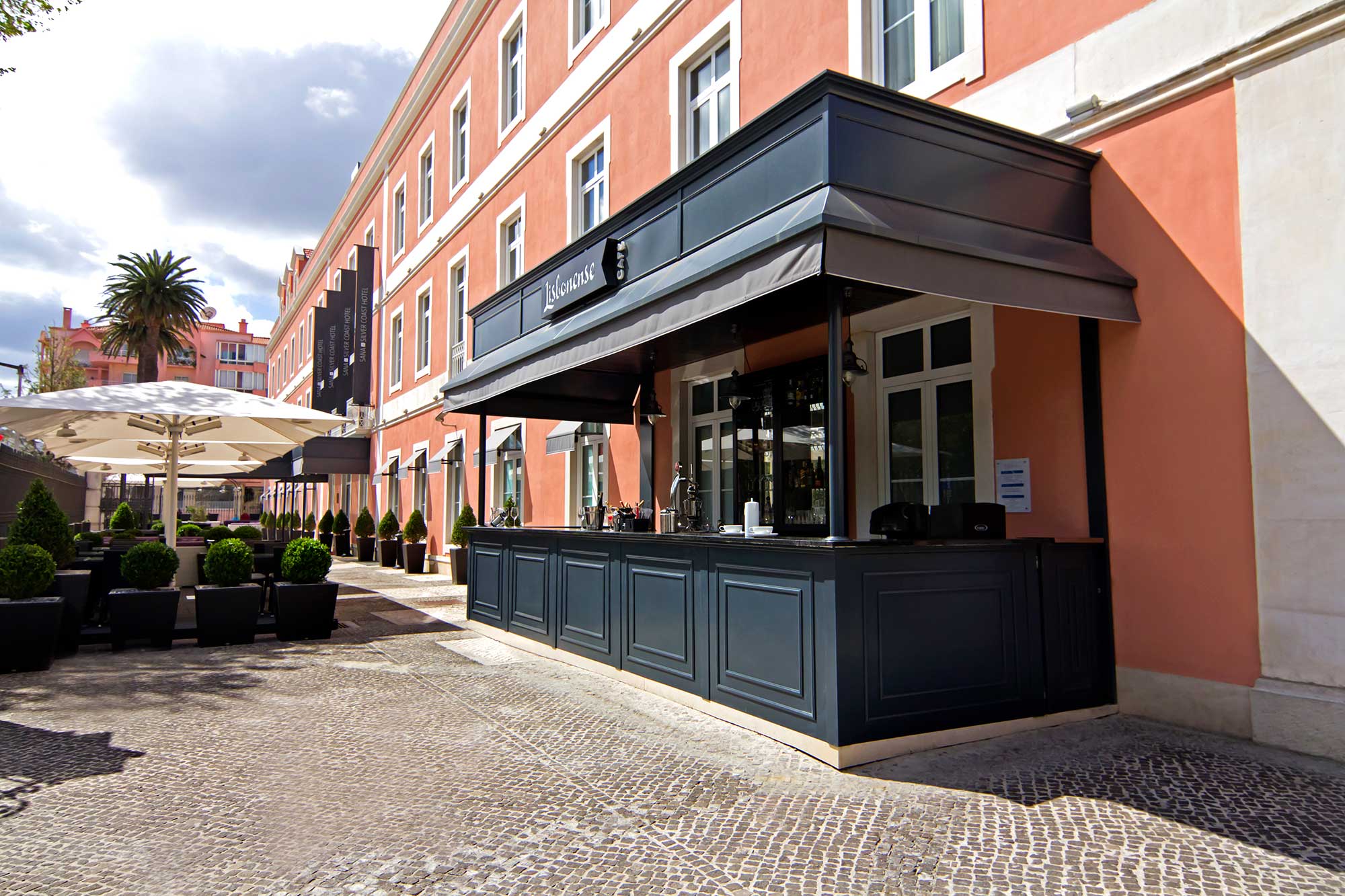 Sana Silver Coast Hotel Caldas Rainha Lisbonense Terrace Bar 10