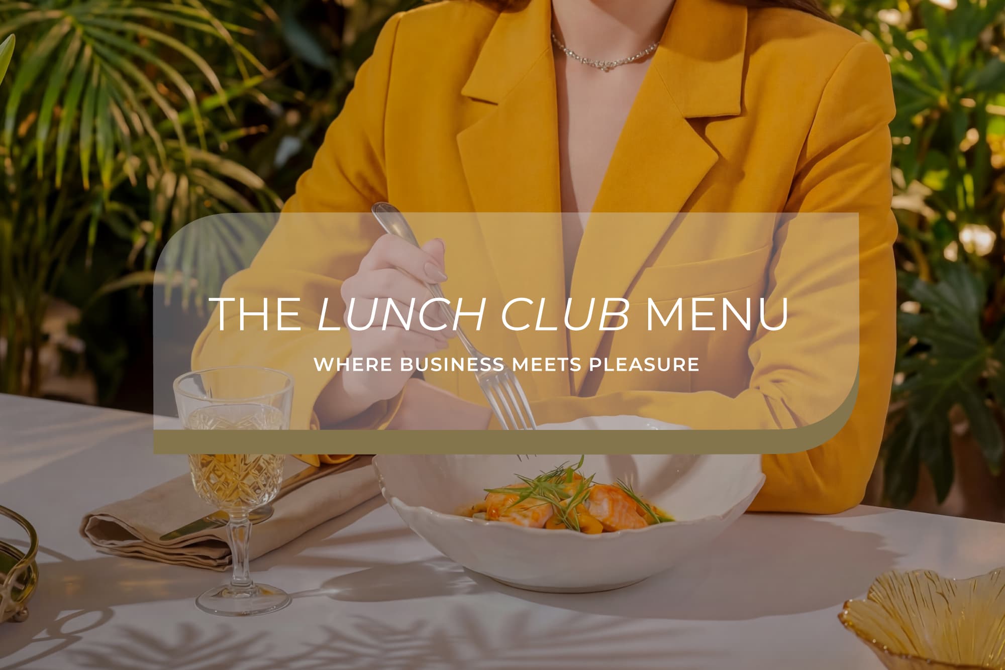 The Lunch Club Menu Scale Bar EPIC SANA Lisboa