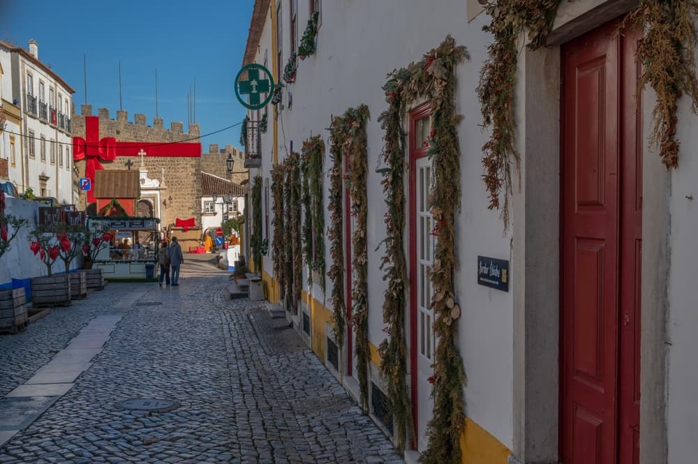 Obidos Oeste Portugal Natal